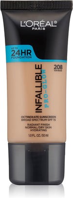 L'Oreal Paris Makeup Infallible Up to 24HR Pro-Glow Foundation, Classic Ivory, 1 Ounce - Image 9