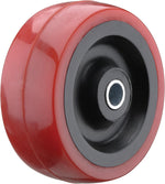 Steelex D2650 2-Inch Polyurethane Wheel front view heavy-duty caster