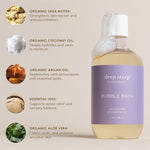 Deep Steep Fresh Lavender Bubble Bath bottle back view