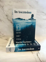 In Ascension book spine and back cover detail