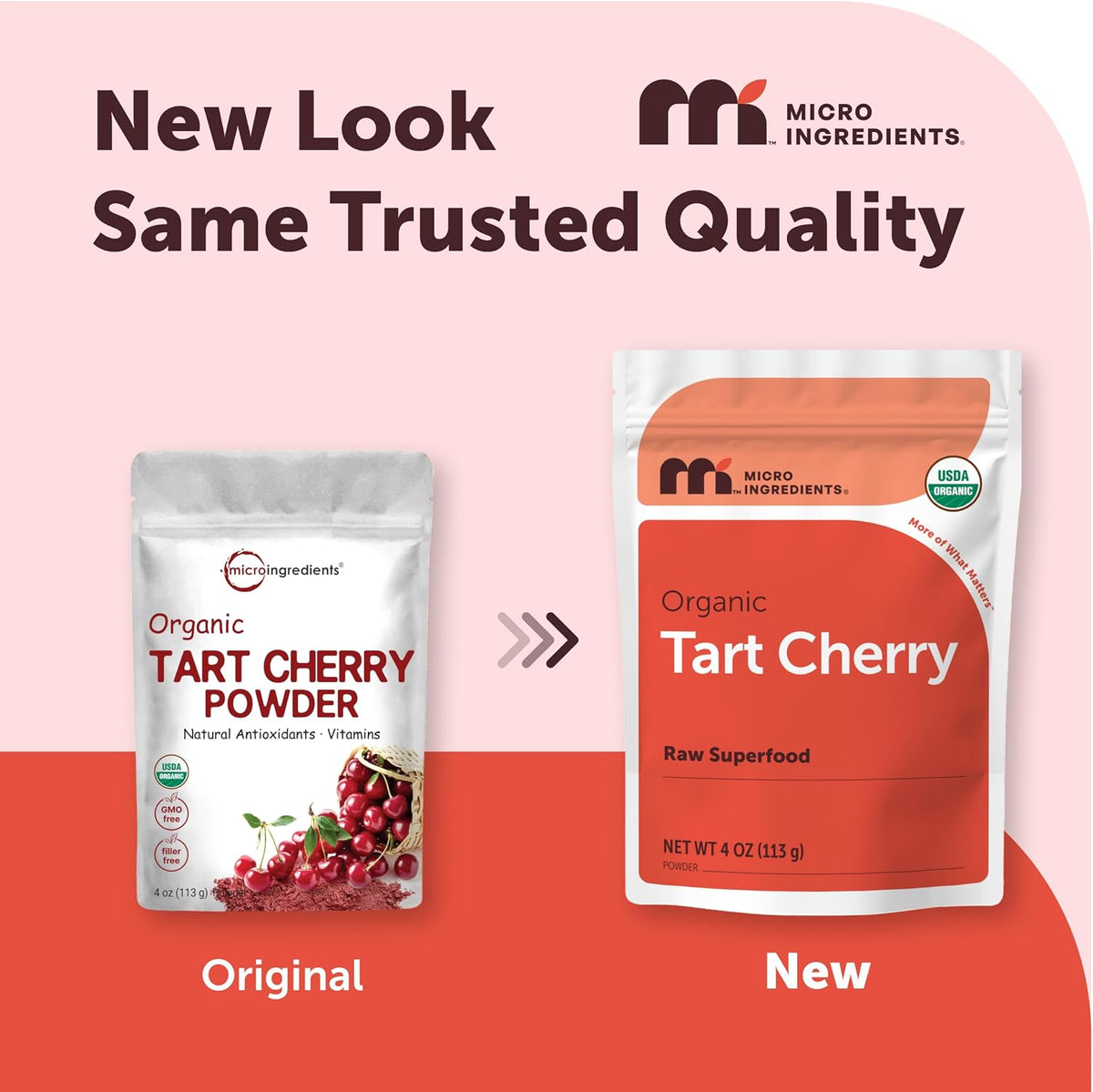 Micro Ingredients organic tart cherry powder scoop serving