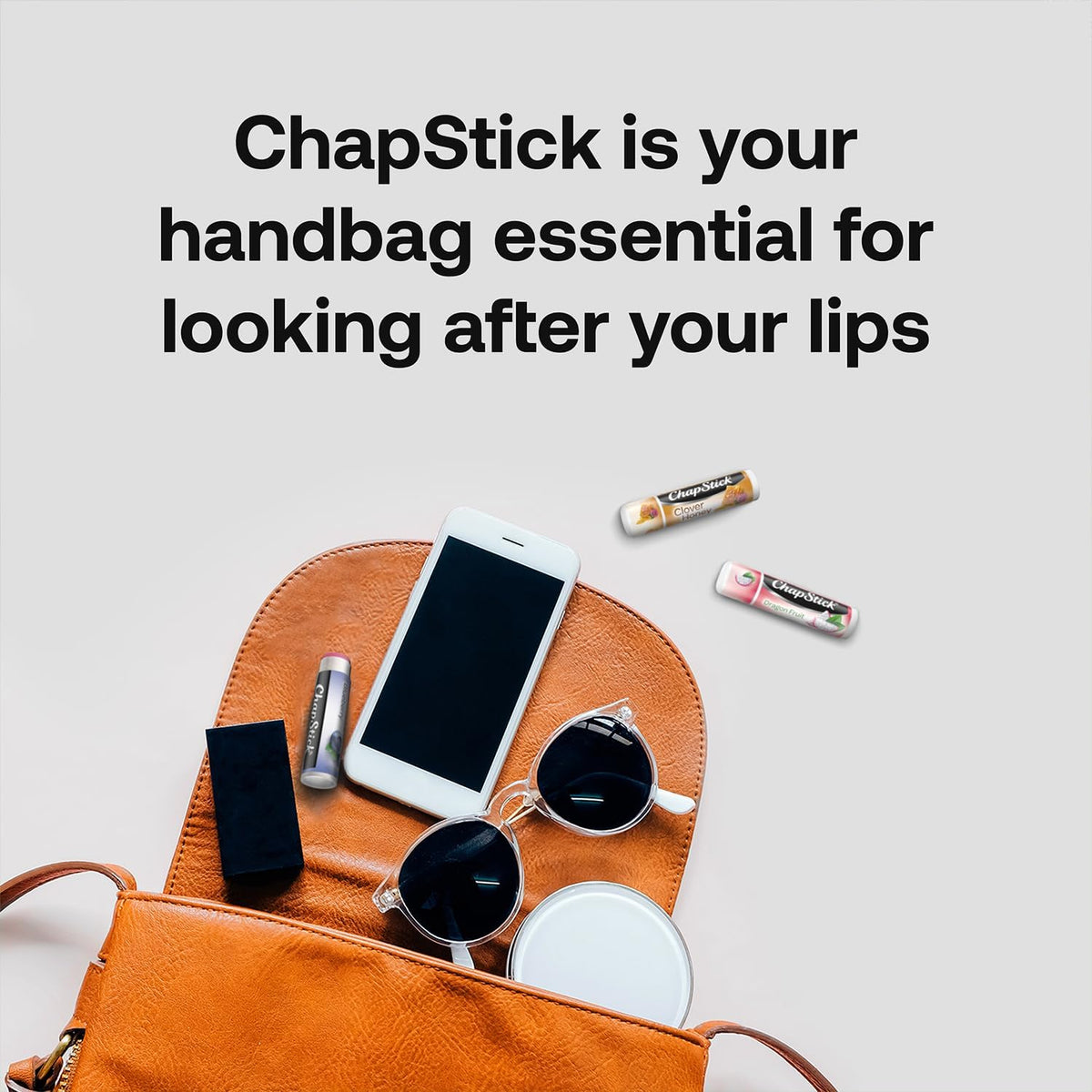 ChapStick lip balm set side angle view