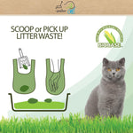 Side view of Greenbone unscented litter box bags