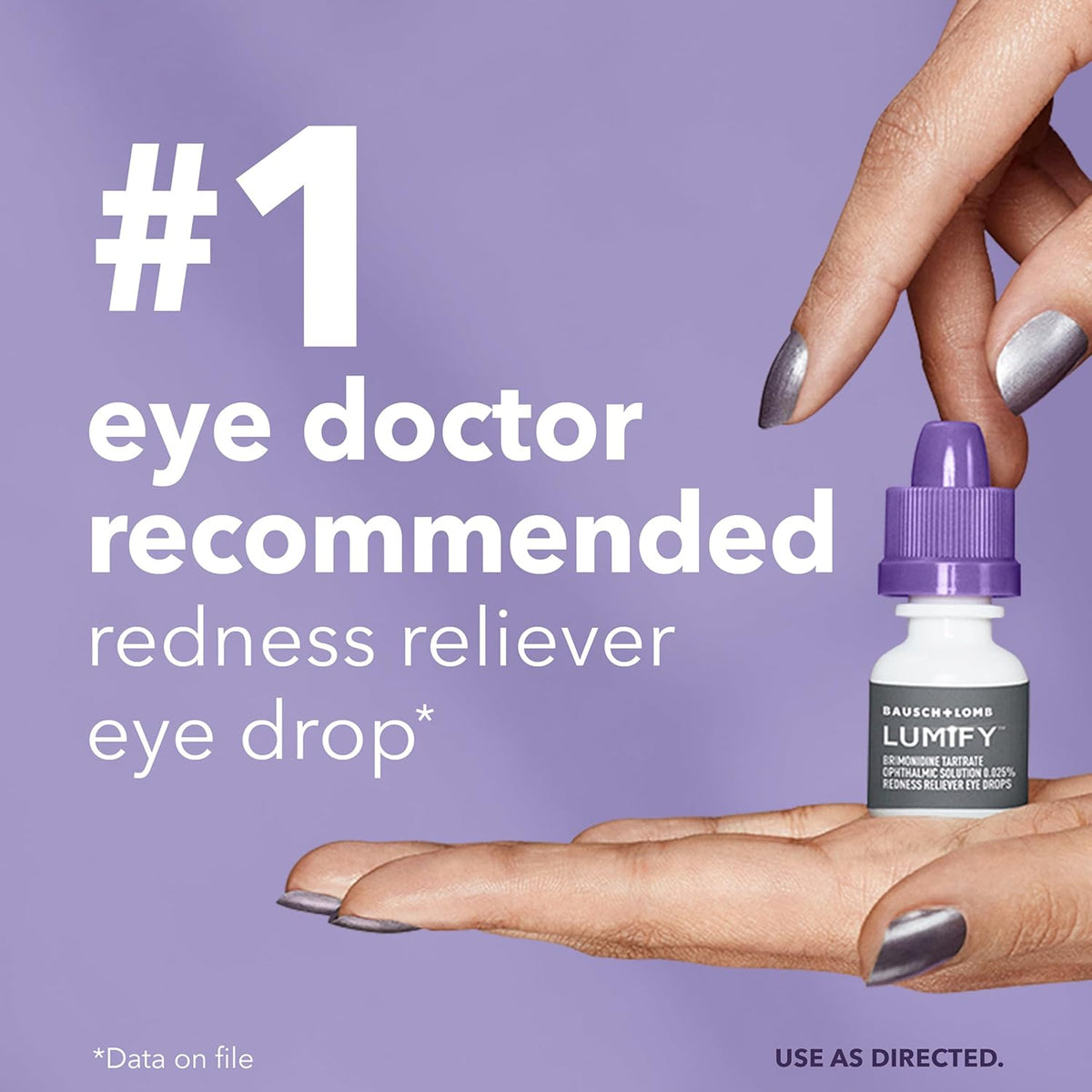 LUMIFY redness reliever solution bottle side profile