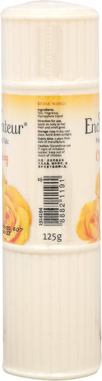 Enchanteur charming body powder packaging details