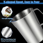 SHENLIU 2 liter graduated beaker ergonomic handle detail
