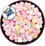 Generic Marshmallow Foamy Mix front view of bulk candy bag.