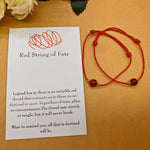 Pair of ZMANYIJEW Feng Shui good luck bracelets laid flat