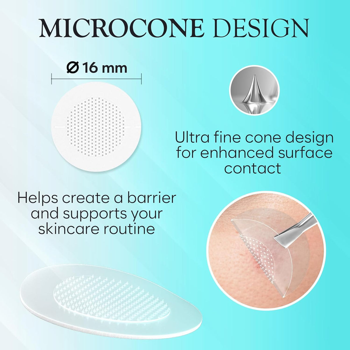 BLOOMORA Microdart Pimple Patch box back details