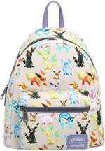 Hot Topic Loungefly Pokemon Eeveelutions Mini Backpack front view accessory