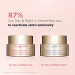 Clarins Nutri-Lumière Night Cream rear label and details