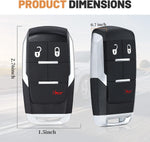 Keyecu heavy-duty truck key fob compared against standard items