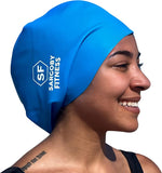 Swim Cap for Dreadlocks and Braids Designed for Bulky and Thick Hairstyles Like Dreadlocks Braids Dreads Locs and Afros - Image 11