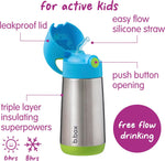 B.box stainless steel kids bottle side angle
