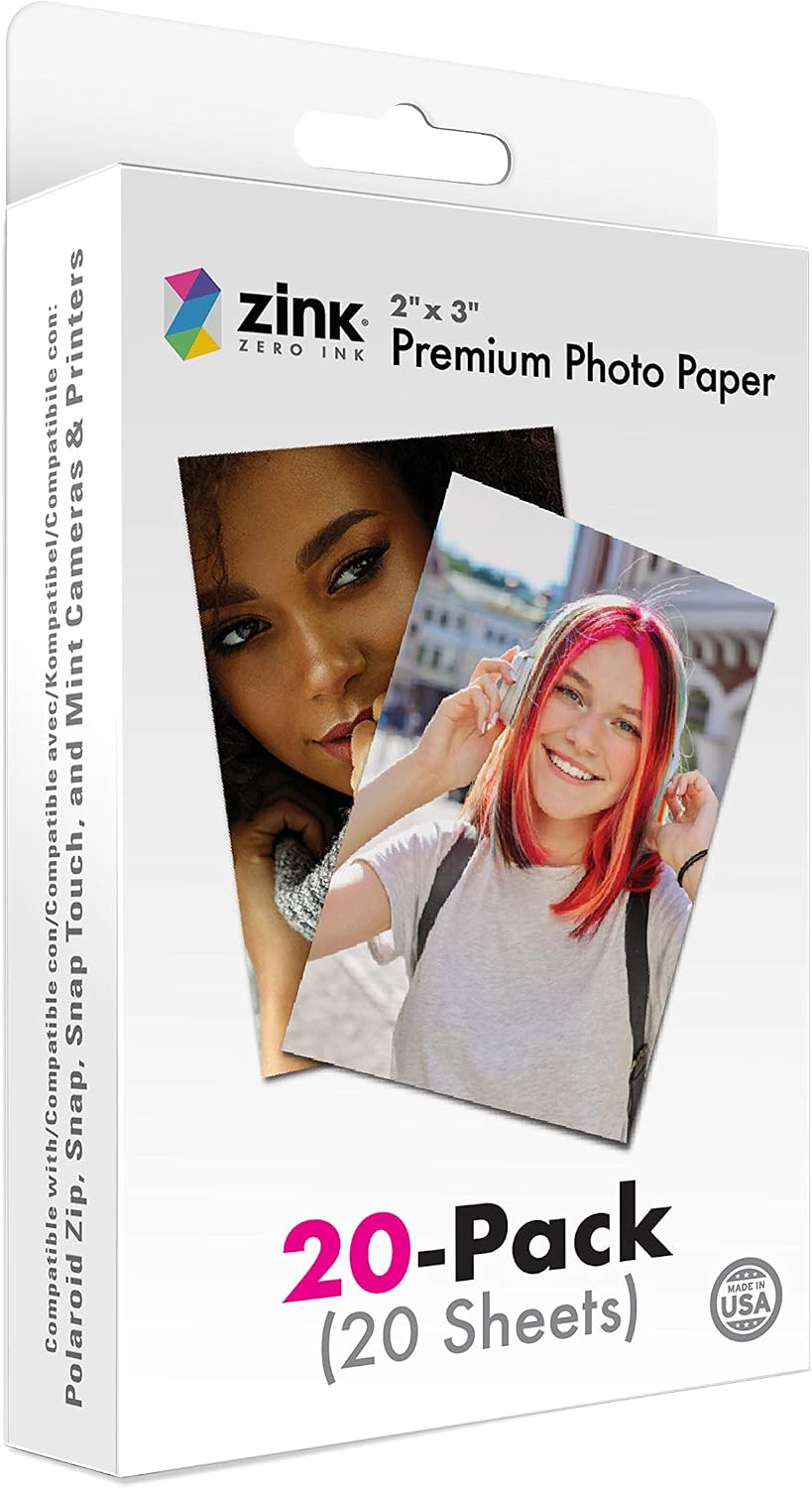 Zink photo paper compatible with Polaroid instant cameras