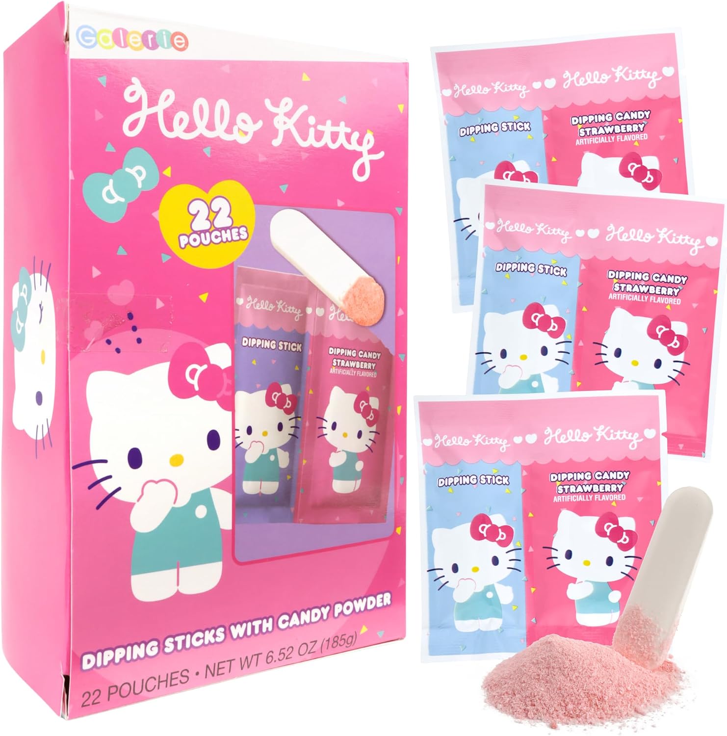 Galerie Hello Kitty dipping sticks candy powder front view