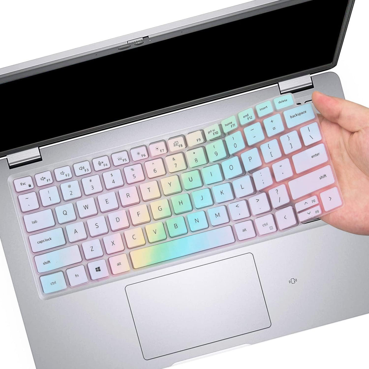 Large Print Keyboard Cover for Dell Latitude 7420 7430 7440 7450 7410 14", Latitude 3440 3450 5450 5440 5420 5430 5431, Latitude 9420 9430 14, Latitude 9510 9520 7520 15" Laptop -Black - Image 11