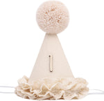 Wahawu Lace Half Birthday Hat front view photo prop