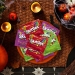 Original wild berry and sour chewy candy assortments arranged by flavor profile