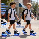 Ehauuo light up skates sneakers showing vibrant color lighting