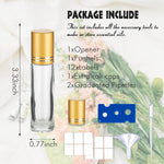 HTHOOOOME roller bottles showing stainless steel roller balls