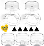 Shularis stove knob safety covers 5 piece set front view