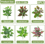 Pinvnby artificial hanging plants for bearded dragons