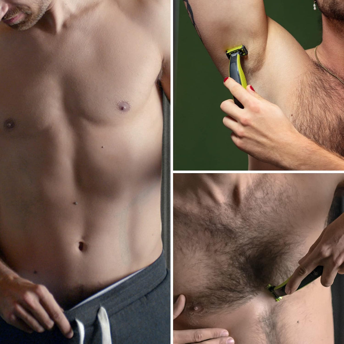 Philips Norelco OneBlade Face + Body Hybrid Electric Trimmer and Shaver, QP2630/70 - Image 3