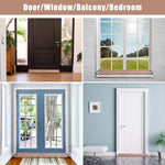 Window wind blocker insulation stopper brown decorative texture
