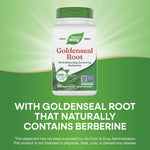 Natures Way Goldenseal Root non gmo verification mark