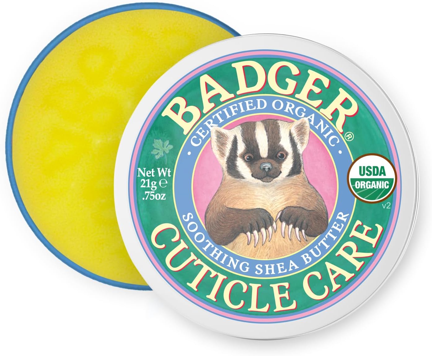 Badger - Certified Organic Cuticle Care- Soothing Shea Butter - .75 Oz. - 1 Pack - Image 1