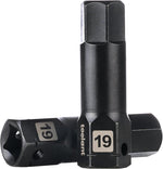 toolant 1/2-Inch Drive 17mm Impact Hex Bit Sockets, 2-Piece | S2 steel one-piece sockets feature anti-roll flats, pin holes, and laser-etched size markings - Image 14