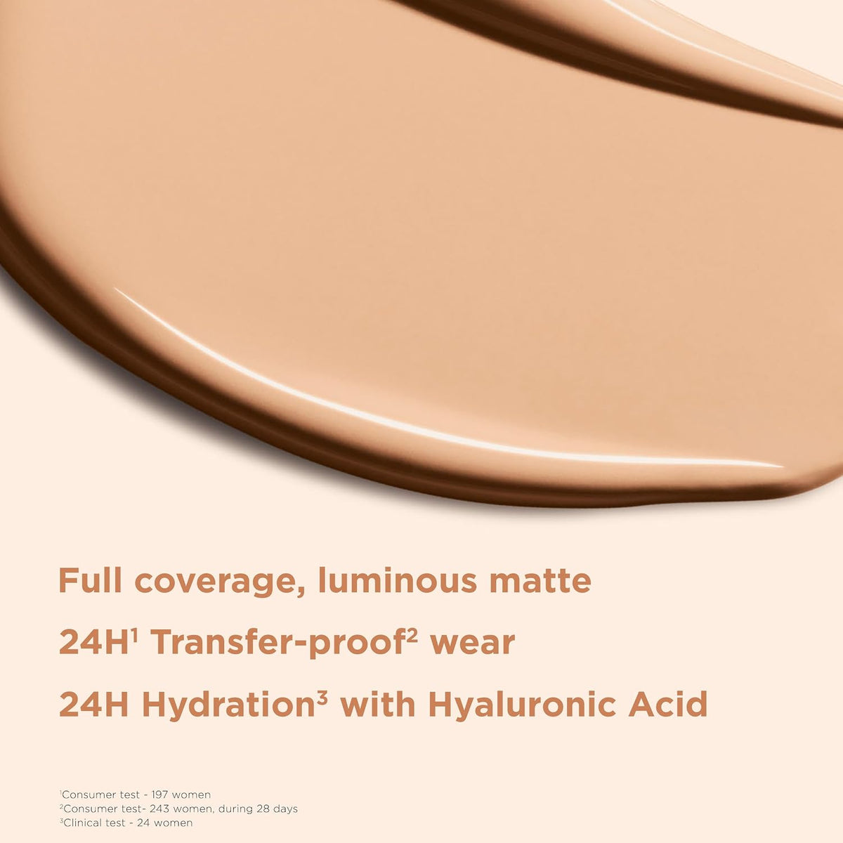 Clarins longwear luminous matte foundation luxury packaging