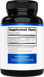 Dorado Nutrition DIM supplement 200mg label details