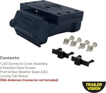 Trailer Vision 50A battery box housing packaging and details