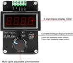 DROK adjustable signal generator top angle showing terminal connections