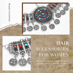 Fashey festival forehead chain flat lay
