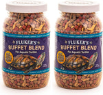 Authentic USA imported Fluker's turtle food 7.5 ounce container for complete reptile nutrition.