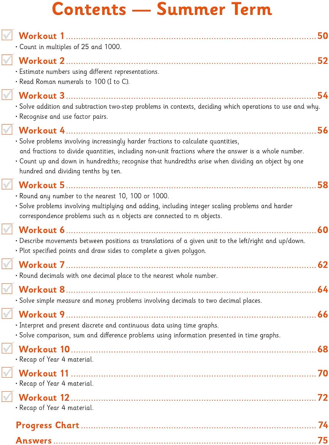 KS2 Maths workbook back cover showing publisher details and barcode