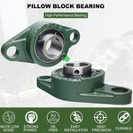 Sackorange 1 inch bore bearing showing dual bolt mounting holes