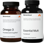 Momentous Omega-3 and Multi Stack front view bottle