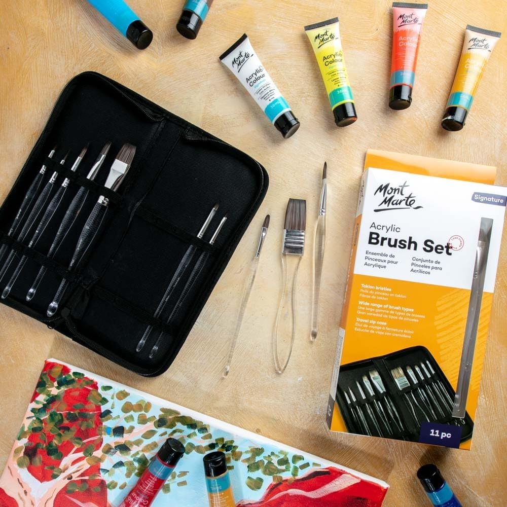 Mont Marte portable art brush kit for travel