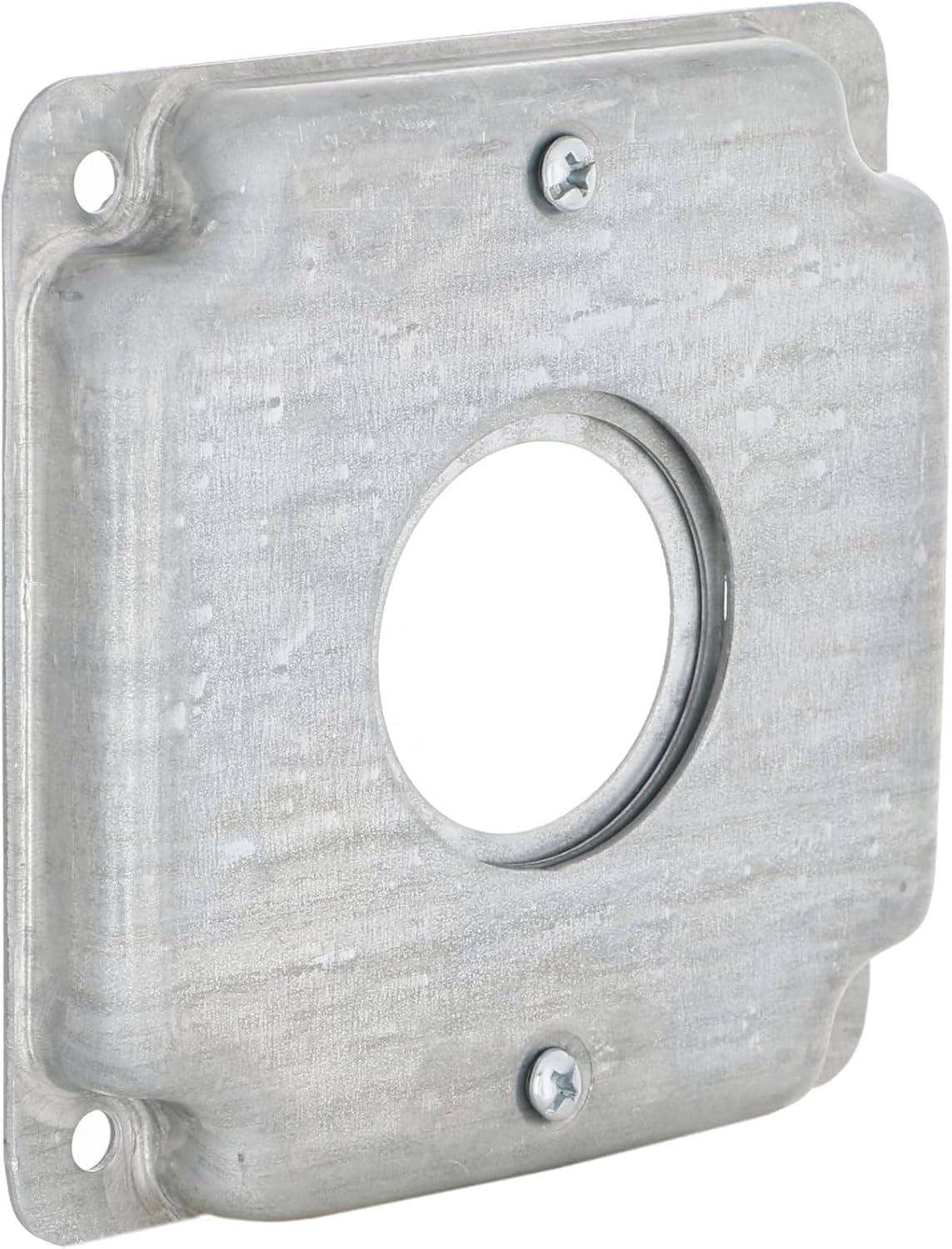Hubbell-Raco 906C 1 Duplex Receptacle and Toggle Switch 4-Inch Square Exposed Work Cover, Steel - Image 10
