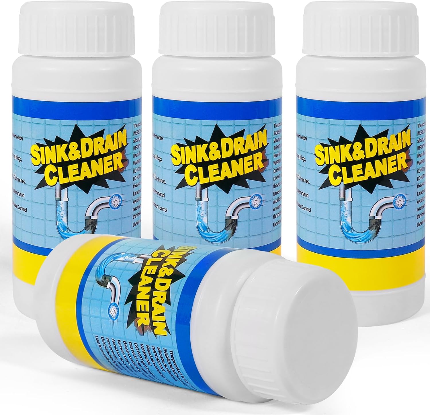 MineeCozee Sink and Drain Cleaner Powder Kit four hundred grams bottle front view authentic USA imported clog remover