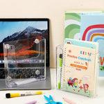 Thyle clear acrylic literature stand filled with neat promotional flyers