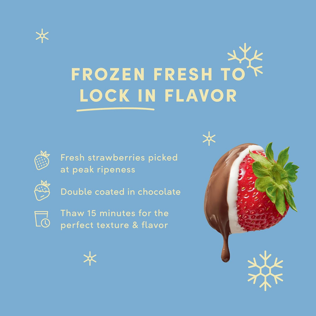 Healthy chocolate strawberry snack texture detail