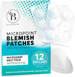 BLOOMORA Microdart Pimple Patch for Early Stage pimples, Salicylic Acid Pimple Patches Microdart Technology, Pimple Spot Care with Niacinamide, Salicylic & Hyaluronic Acid (36 Count) - GEN2 - Image 9