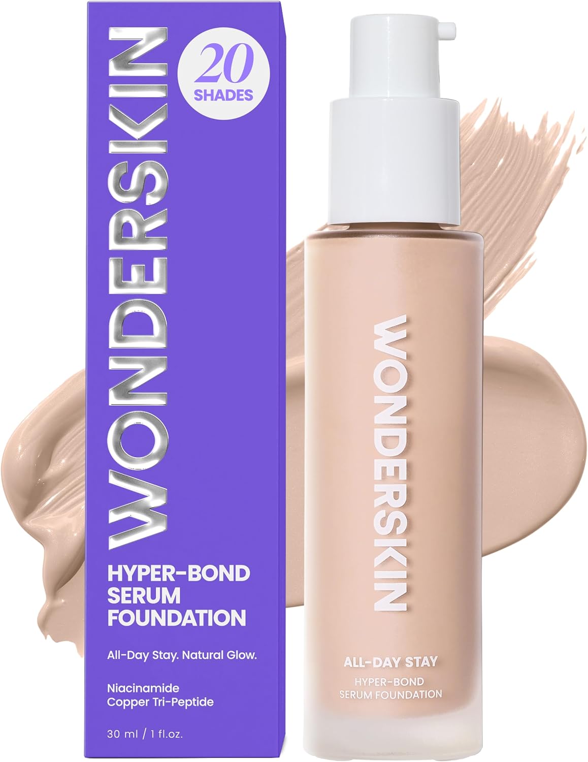 Wonderskin Hyper Bond Serum Foundation front view bottle