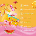 ChocZero low carb keto fruit chews nutritional facts label back box view