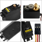 Side profile showing dimensions of Aideepen high torque digital servo